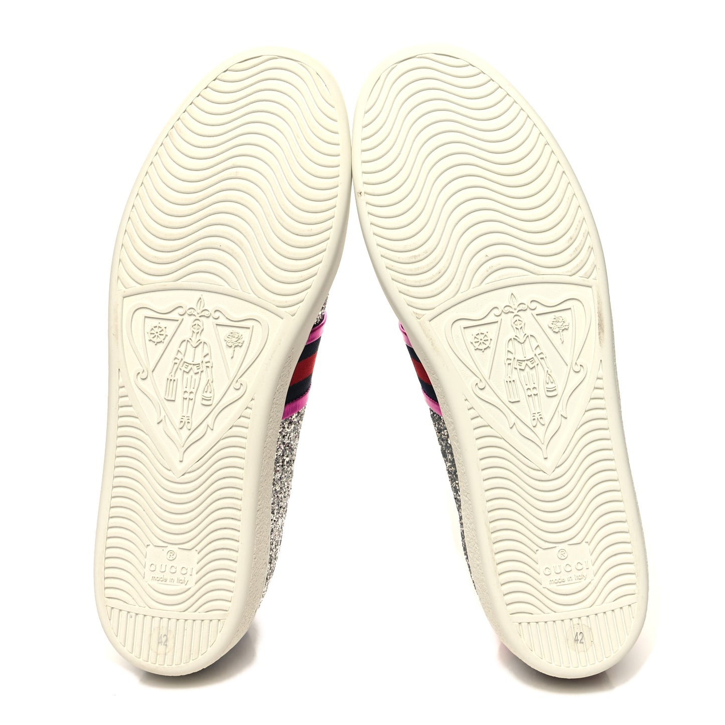 Glitter Web Ace Sneakers 42 Silver