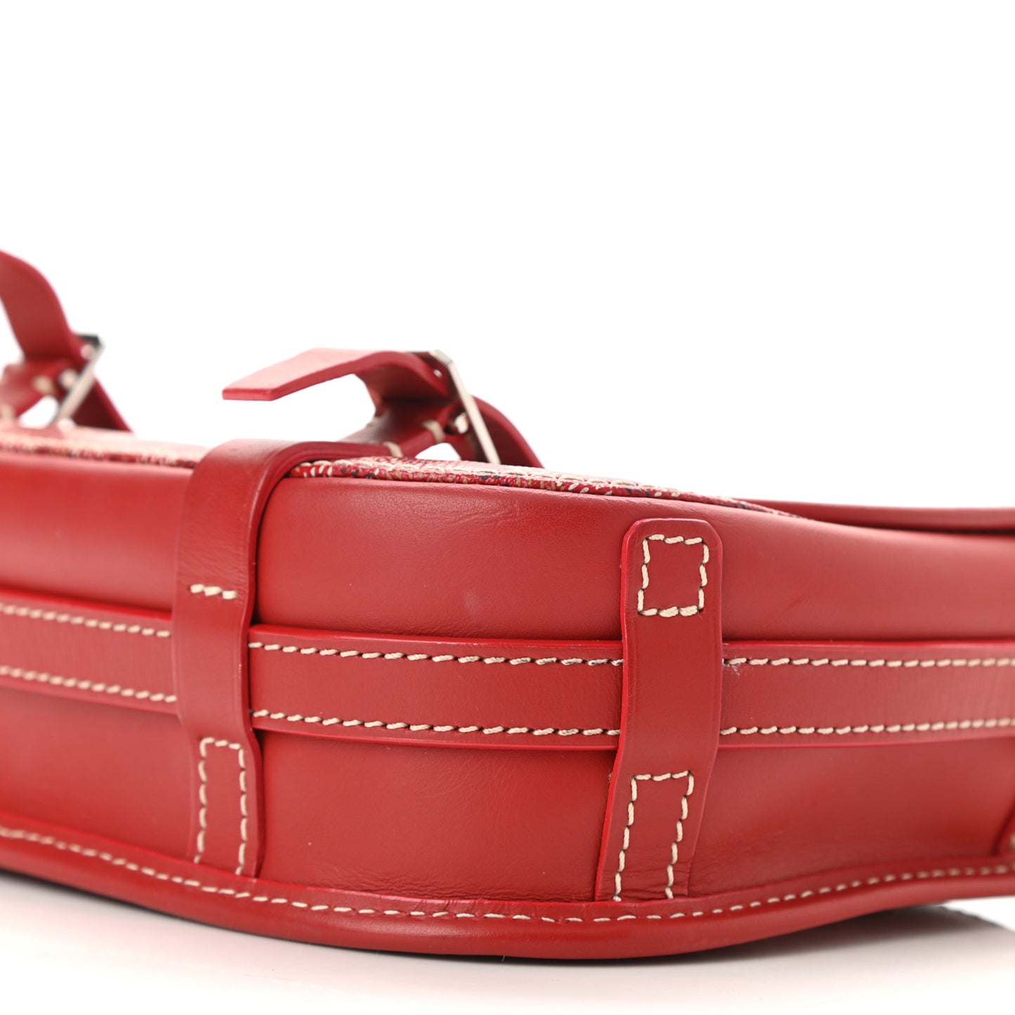Goyardine Belvedere PM Messenger Bag Red