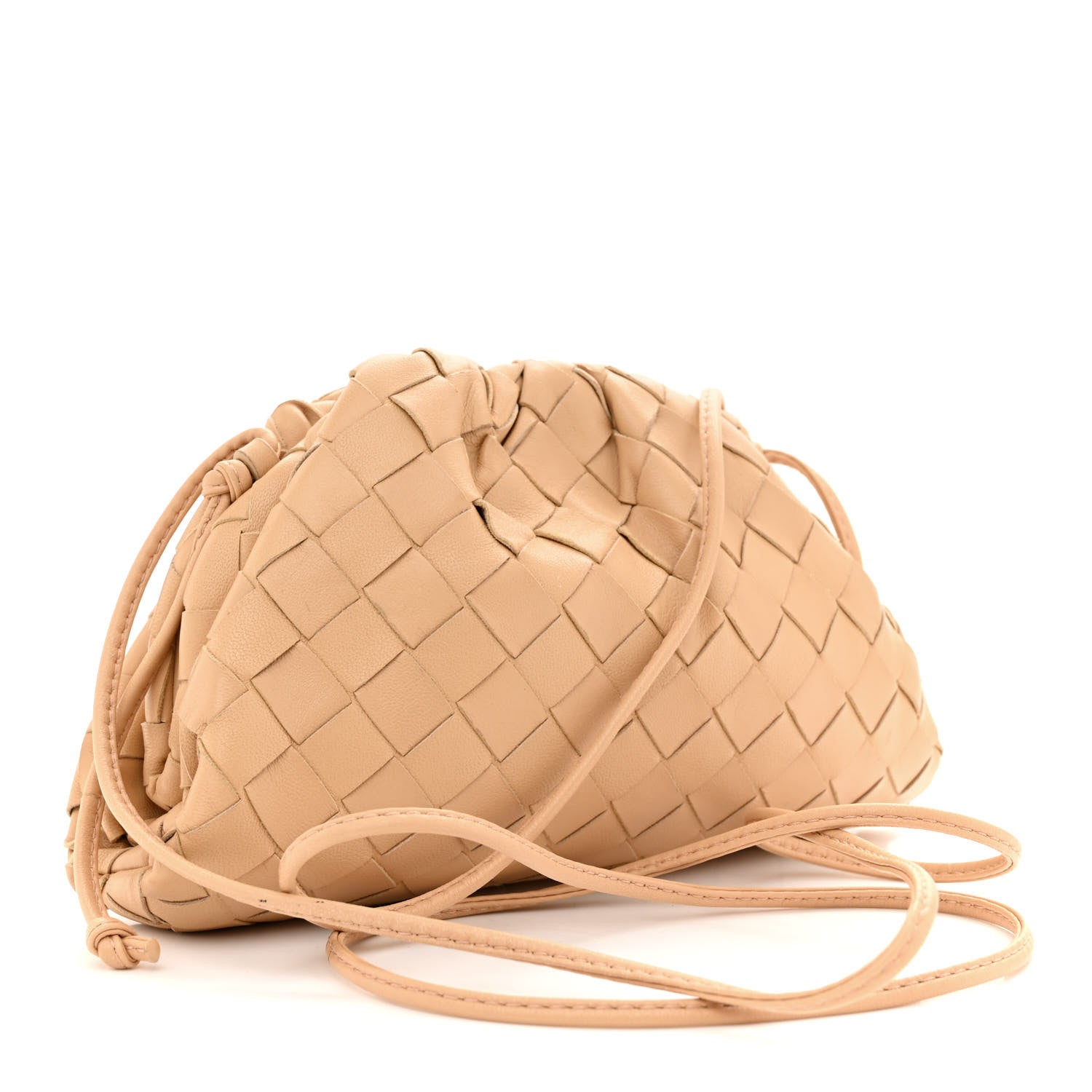 Bottega Veneta Nappa Intrecciato The Mini Pouch Almond 3 of 13