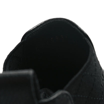 Chanel Calfskin Patent Cap Toe CC Short Boots 37 Black 8 of 8