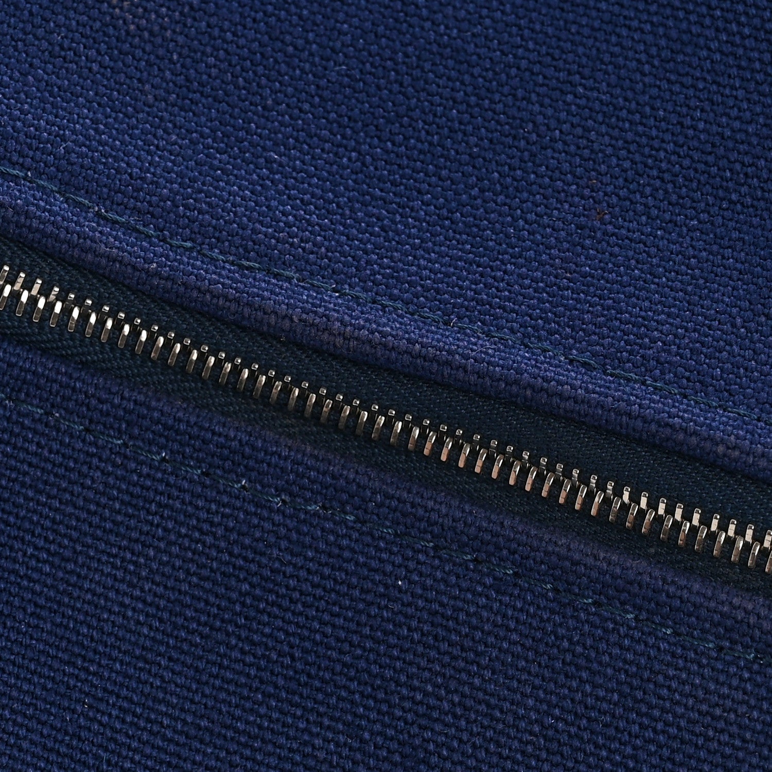 Hermes Canvas Large Bride-A-Brac Pouch Marine 8 of 9