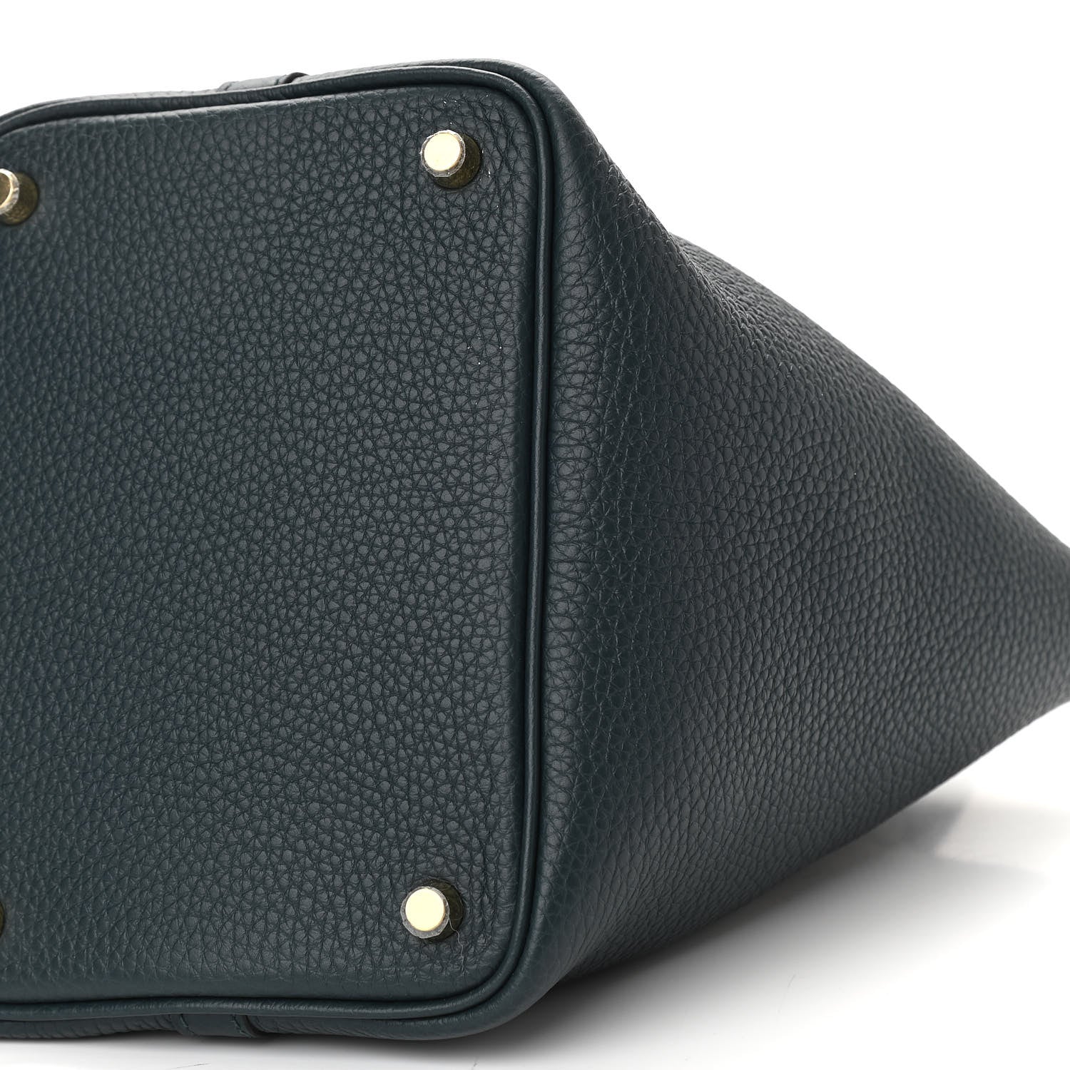 Hermes Taurillon Clemence Picotin Lock 18 PM Vert Cypress 10 of 11