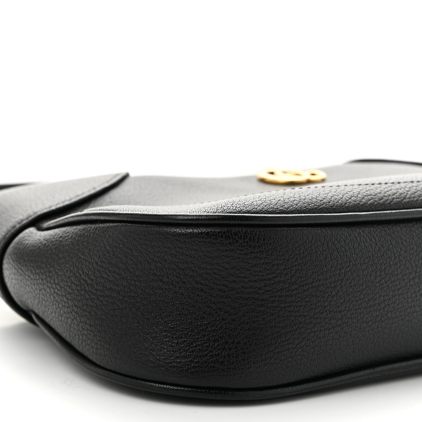 Goatskin Small Aphrodite Shoulder Bag Black