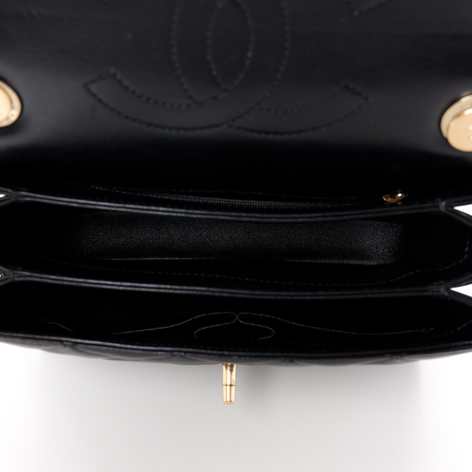 Chanel Lambskin Quilted Small Trendy CC Dual Handle Flap Bag Black 5 of 13