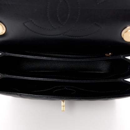 Chanel Lambskin Quilted Small Trendy CC Dual Handle Flap Bag Black 5 of 13