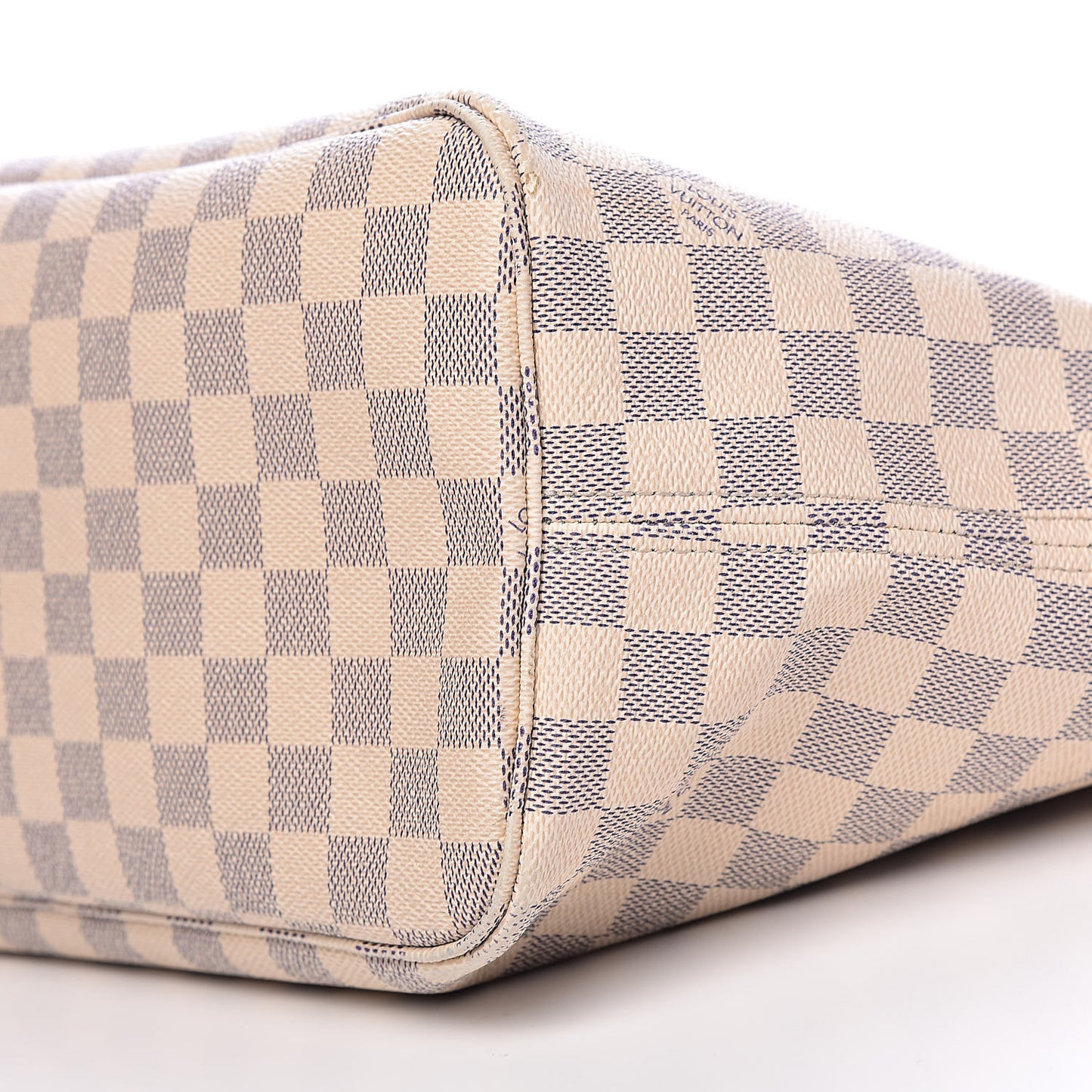 Damier Azur Neo Neverfull MM Rose Ballerine