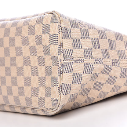 Louis Vuitton Damier Azur Neo Neverfull MM Rose Ballerine 20 of 22