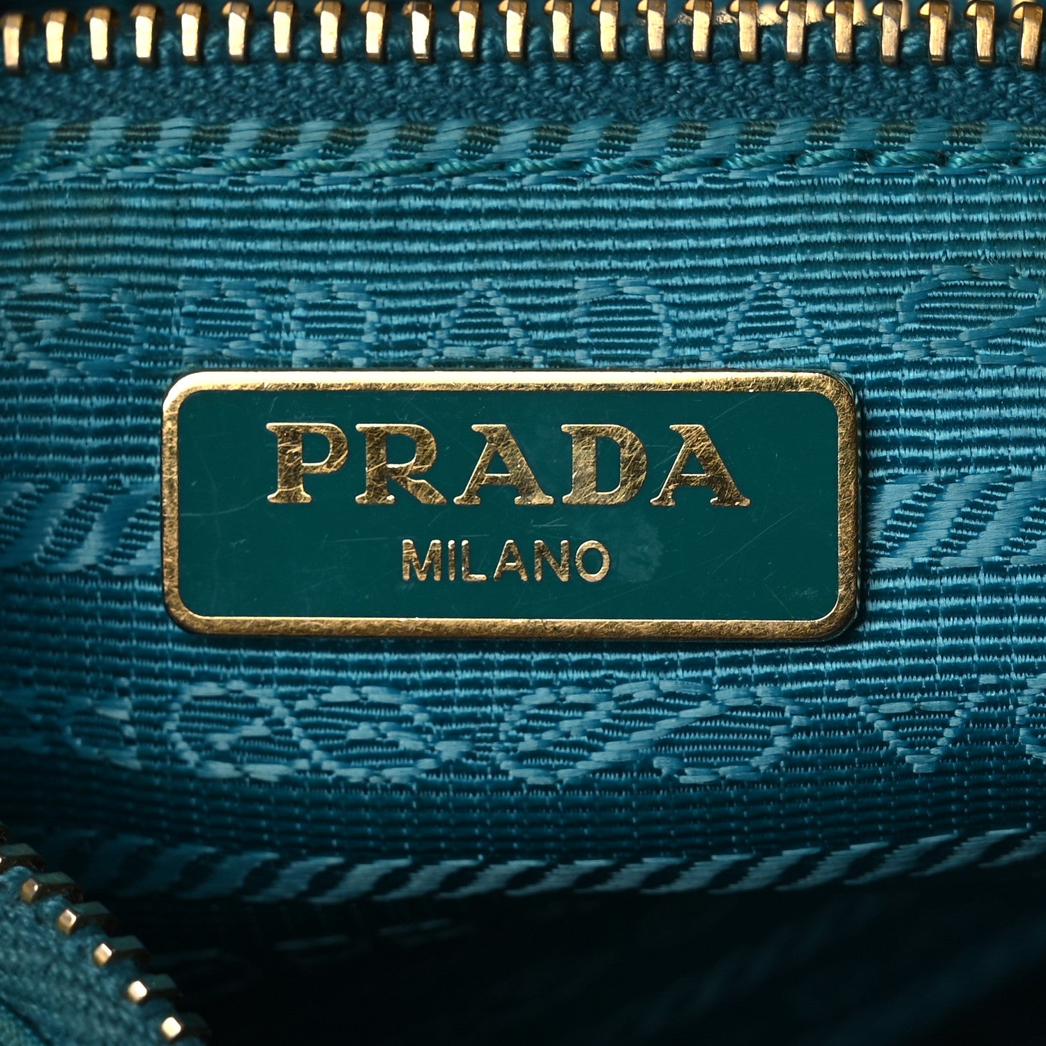 Prada Tessuto Nylon Saffiano Crossbody Bag Turchese 6 of 19
