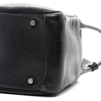 Hermes Taurillon Clemence Lindy 30 Black 10 of 10