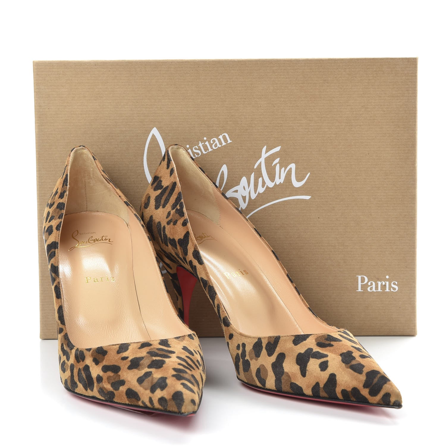 Christian Louboutin Veau Velours Clare 80 Pumps 40.5 Caramel 9 of 9