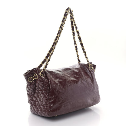 Chanel Vinyl Medium Rock and Chain Flap Bordeaux 3 of 9