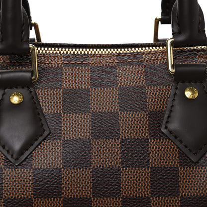 Louis Vuitton Damier Ebene Speedy Bandouliere 25 8 of 10