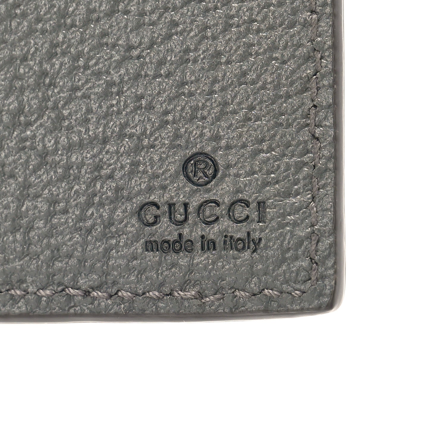 Gucci GG Supreme Monogram Calfskin Ophidia Bi-Fold Wallet Grey 6 of 8