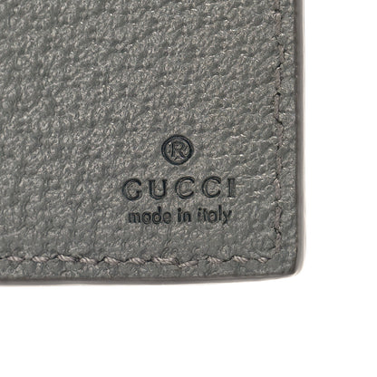 Gucci GG Supreme Monogram Calfskin Ophidia Bi-Fold Wallet Grey 6 of 8