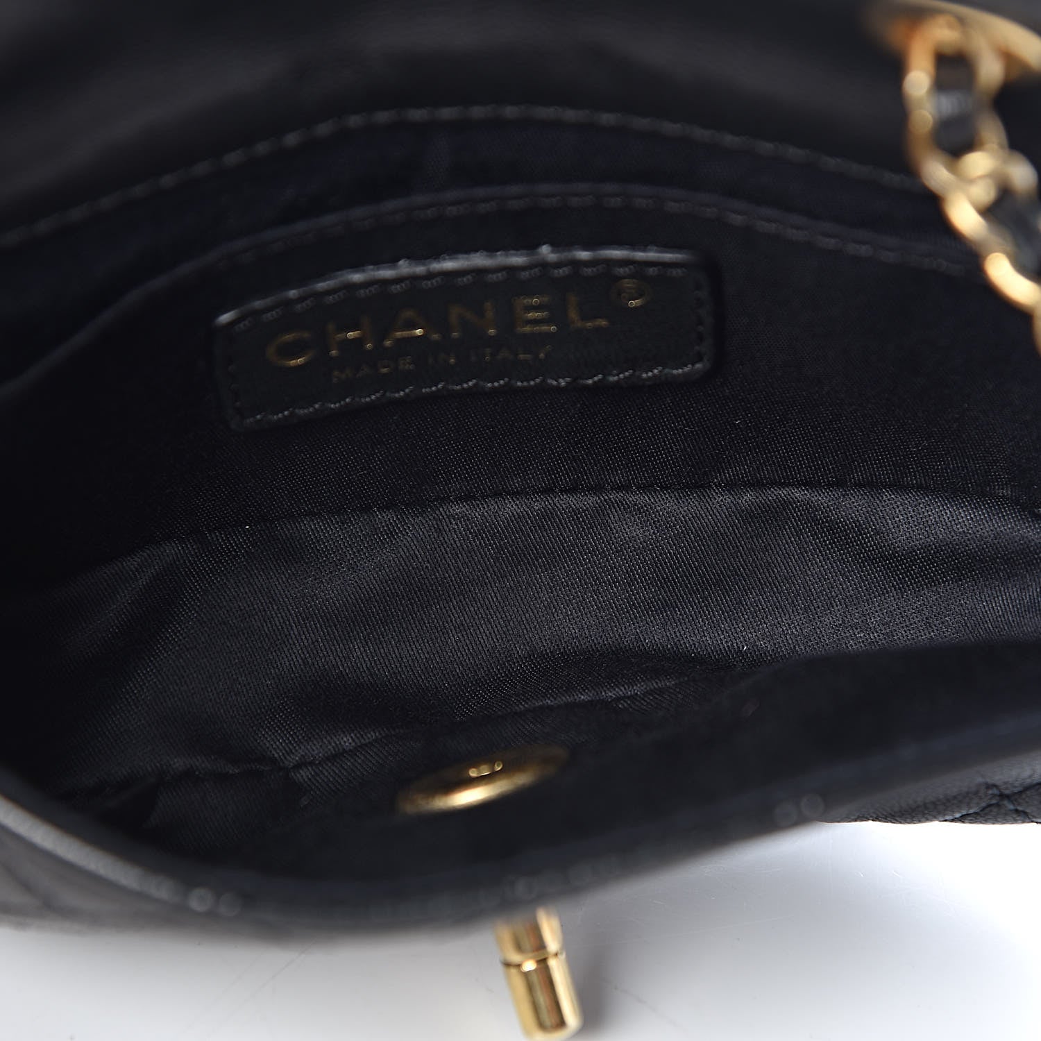 Chanel Lambskin Quilted Extra Mini Flap Black 5 of 9