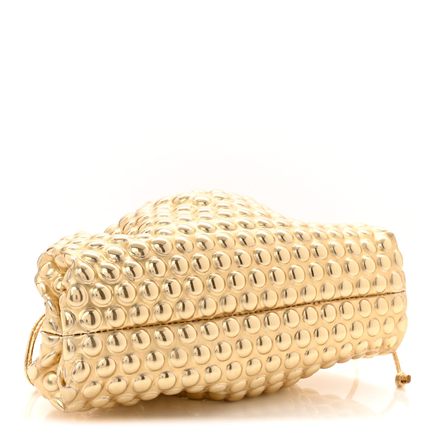 Metallic Fabric Bubble Wrap The Mini Pouch Gold