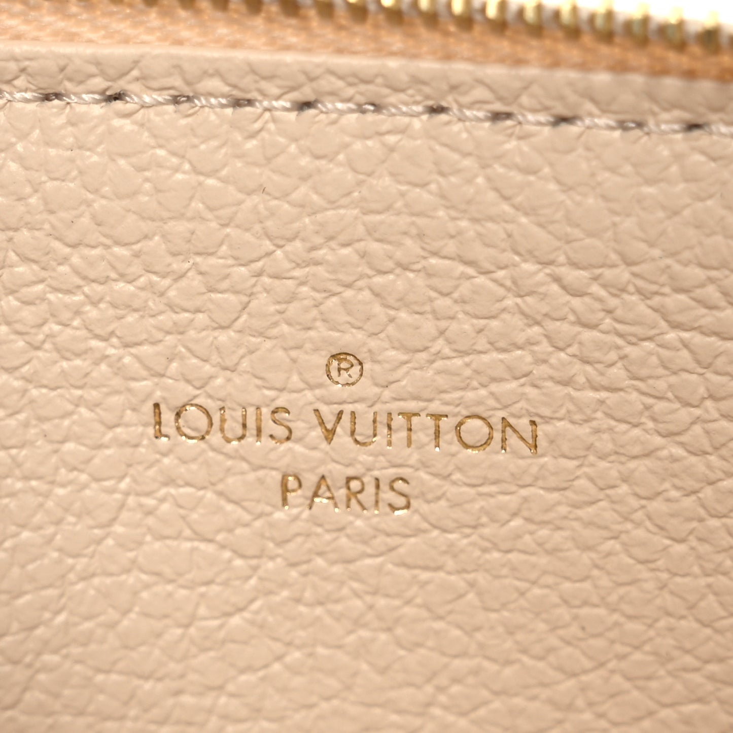Empreinte Felicie Chain Wallet Zippered Insert Cream