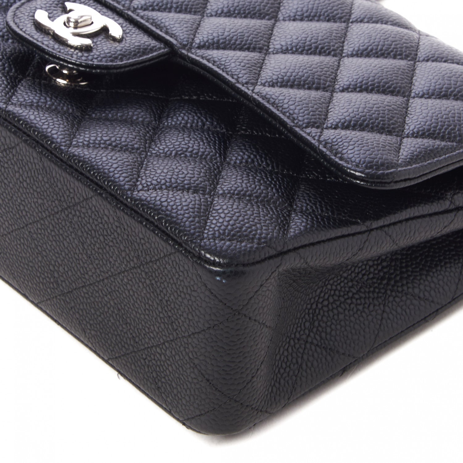 Chanel Caviar Quilted Medium Double Flap Black 4 of 10