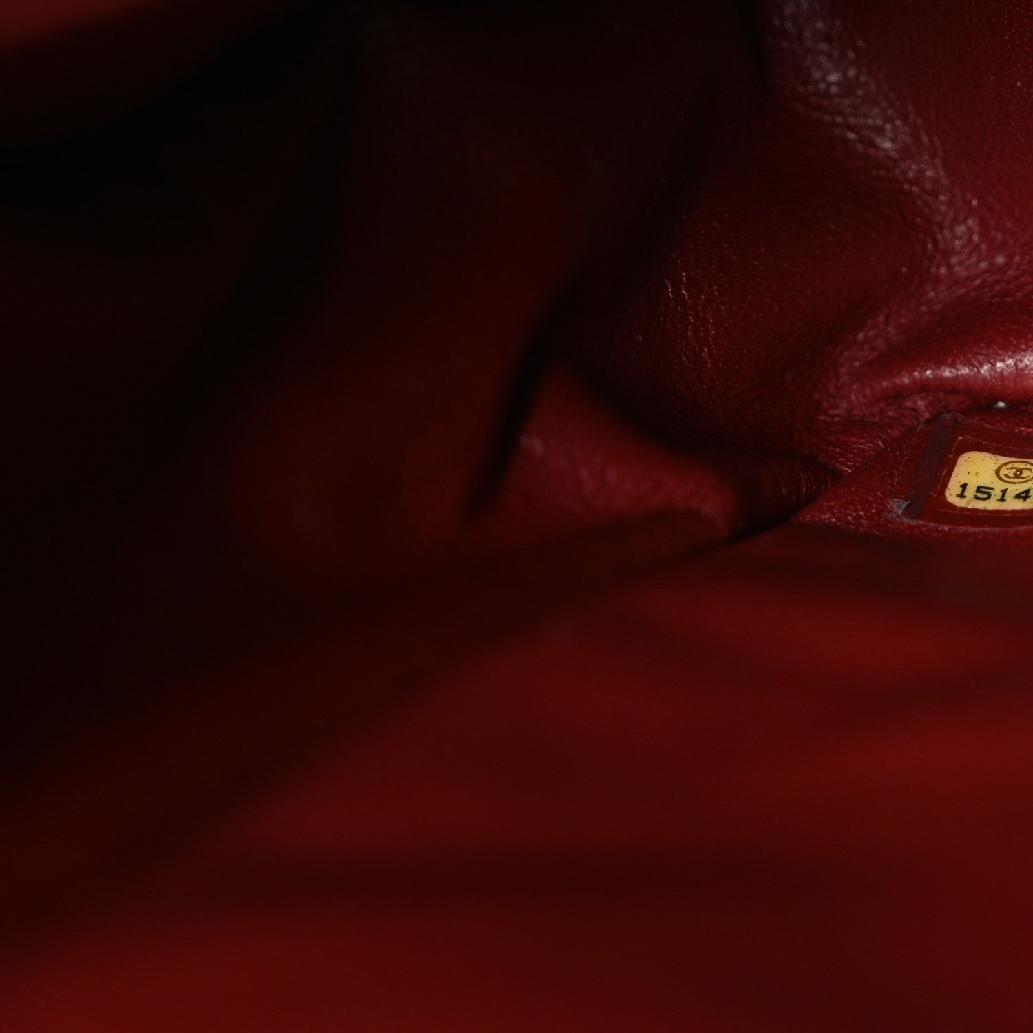 Chanel Caviar Quilted Jumbo Double Flap Dark Red 7 of 12