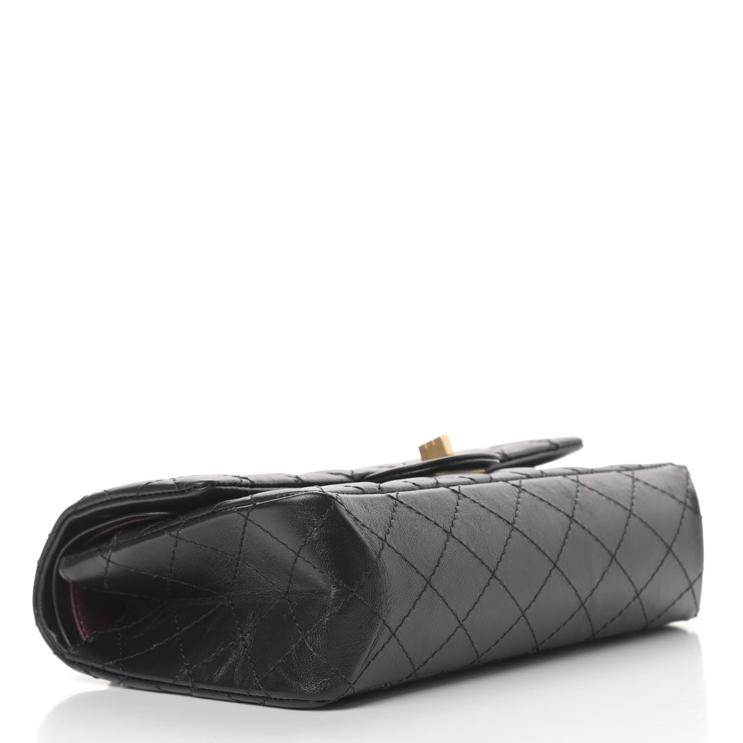 Chanel Aged Calfskin Quilted 2.55 Reissue 225 Flap Black 4 of 16