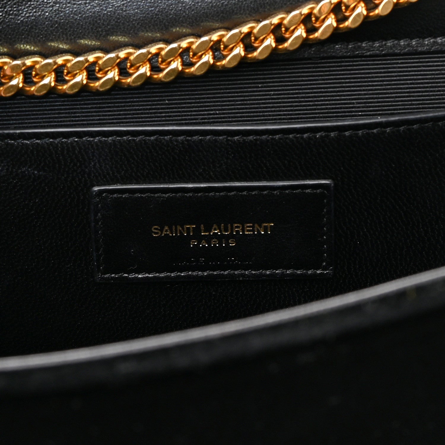 Saint Laurent Velvet Medium Monogram Kate Tassel Shoulder Bag Black 6 of 11