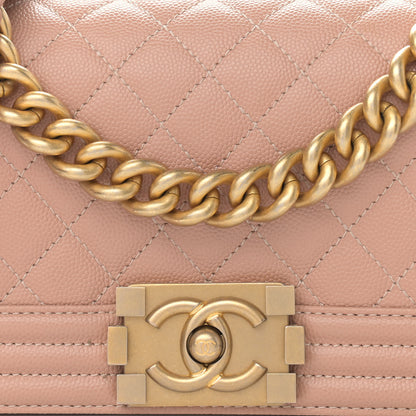 Chanel Caviar Quilted Small Boy Flap Light Pink 8 of 10