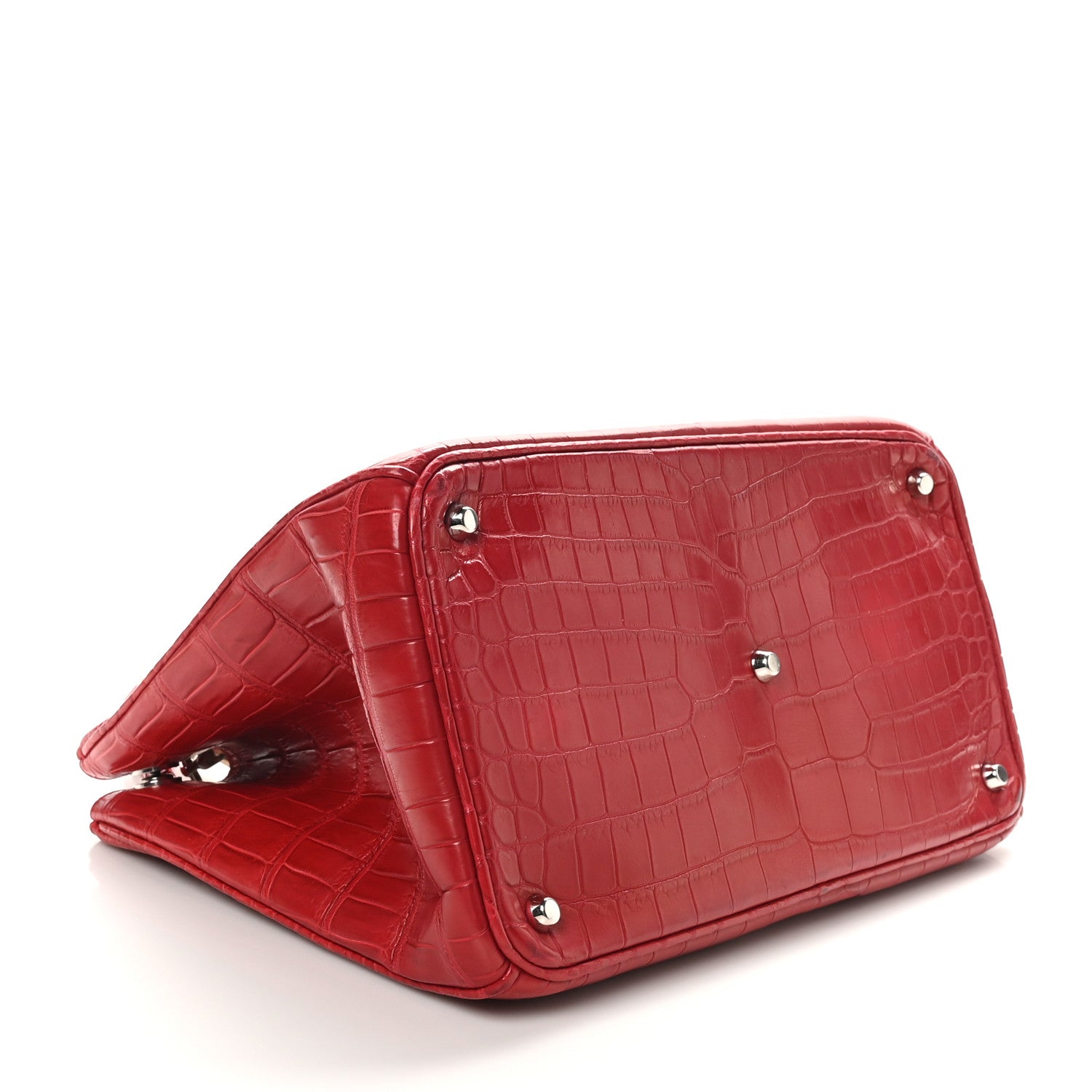 Christian Dior Crocodile Large Diorissimo Red 4 of 10
