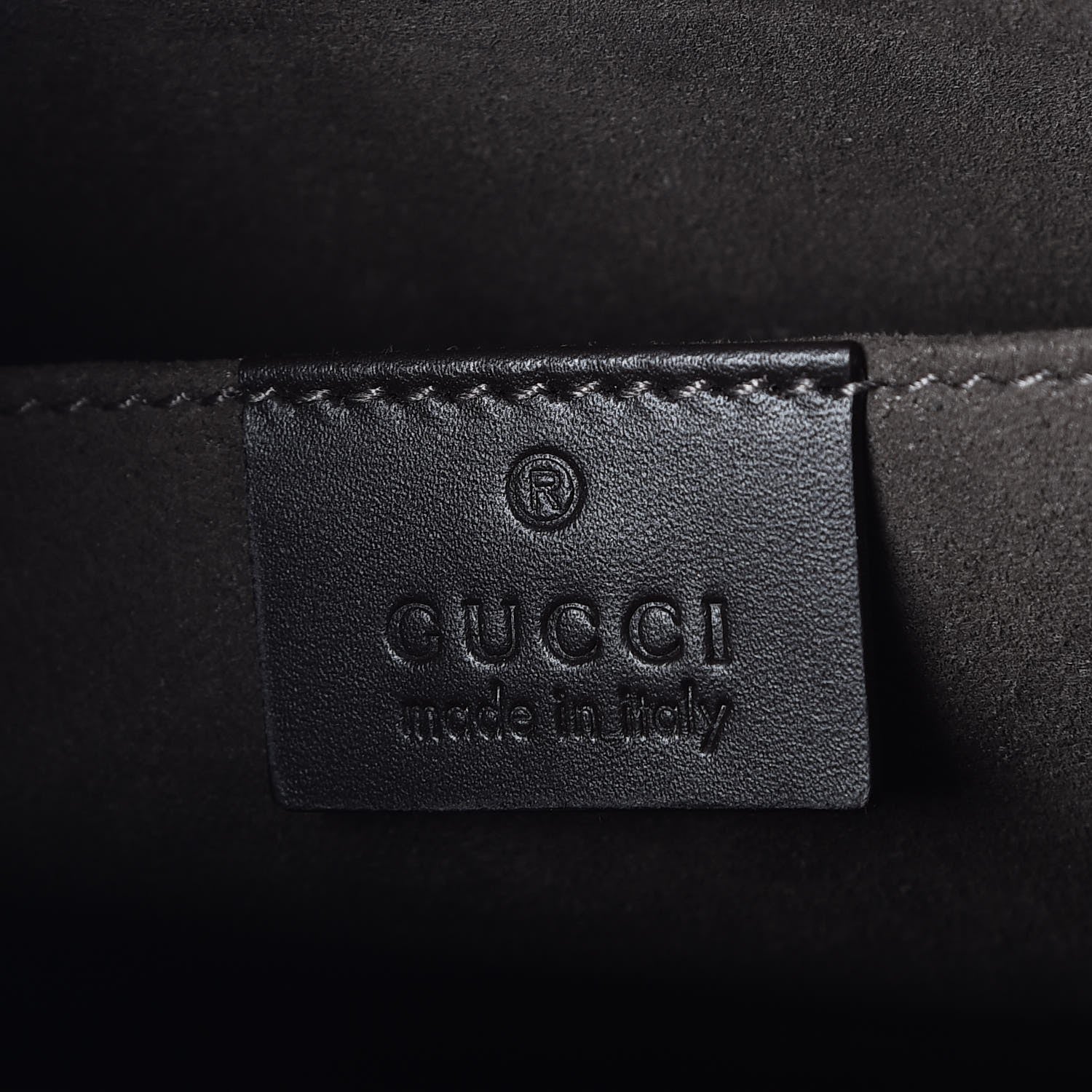 Gucci GG Supreme Monogram Selleria Calfskin Web New Web Cosmetic Case Beige Ebony Cocoa 6 of 7