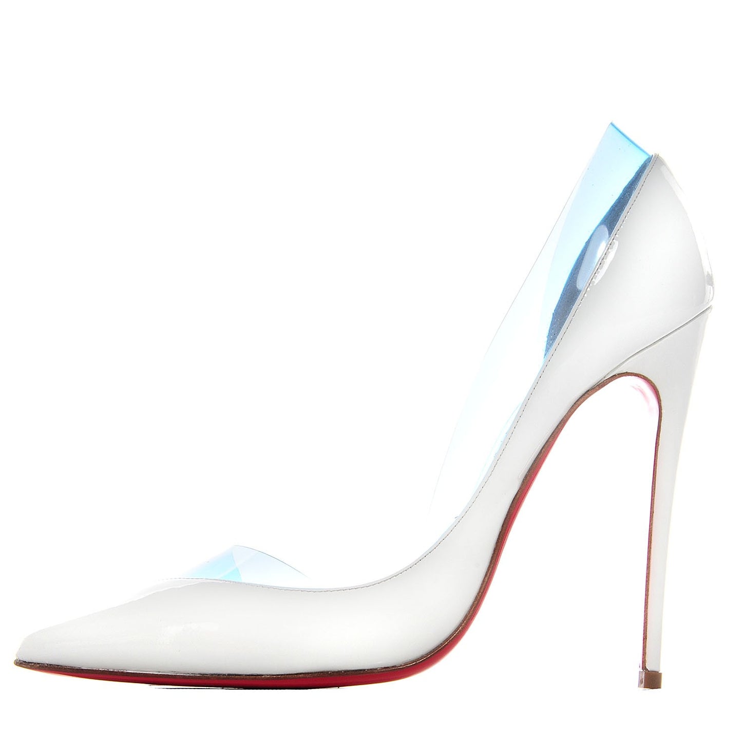 Miss Rigidaine Pumps 35 Aquamarine White