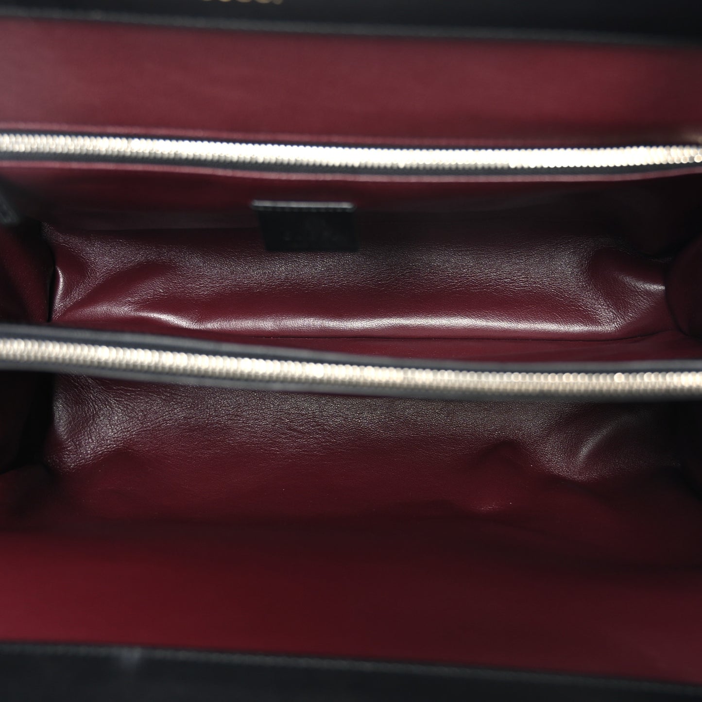 Smooth Calfskin Medium Zumi Top Handle Bag Black