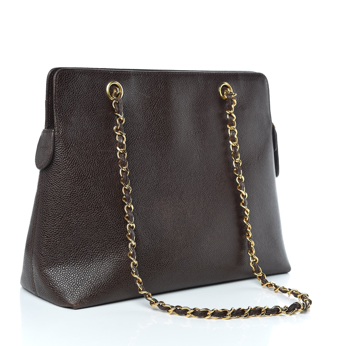 Caviar Shoulder Bag Brown