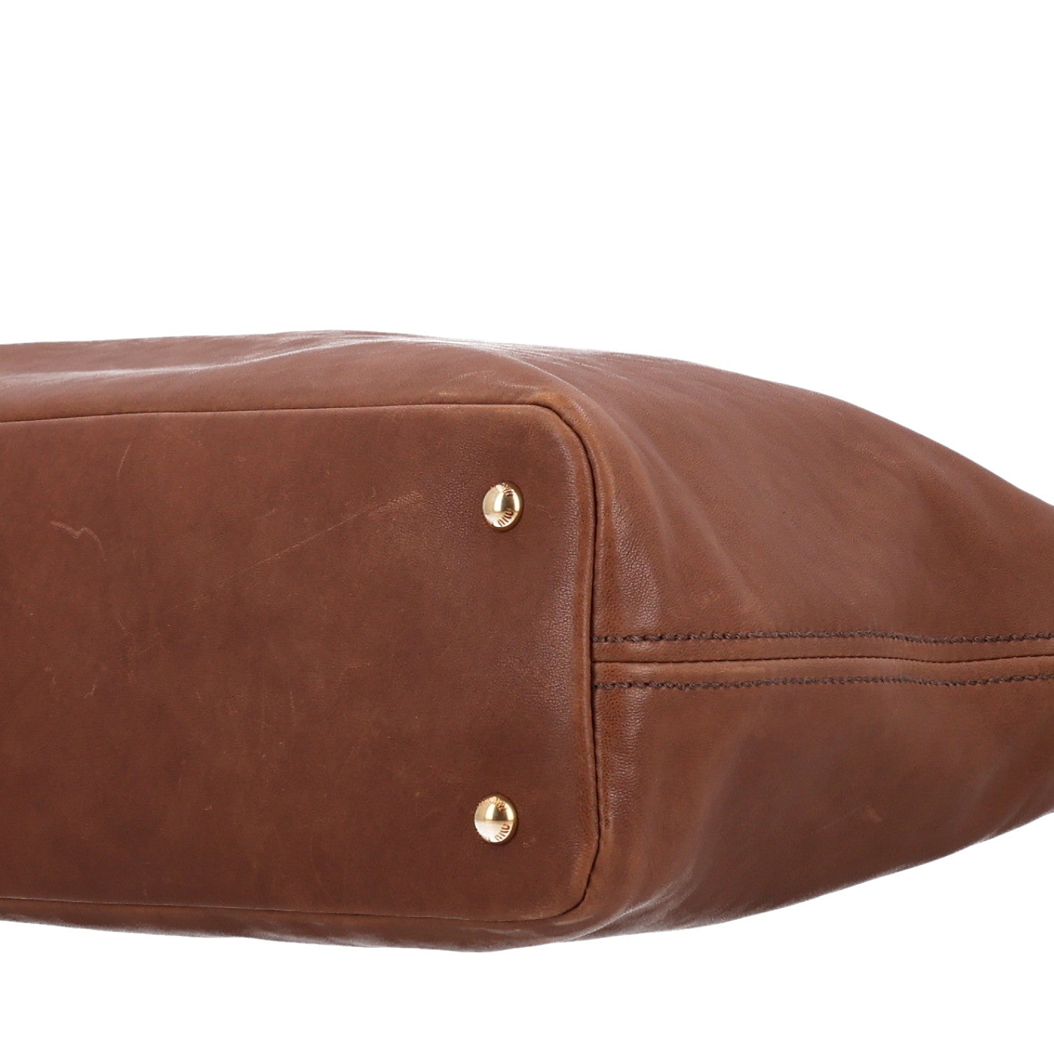 Miu Miu Nappa Medium Aventure Bag Rovere 9 of 9