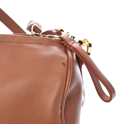 Mansur Gavriel Lambskin Mini Duffel Bag Saddle 9 of 12