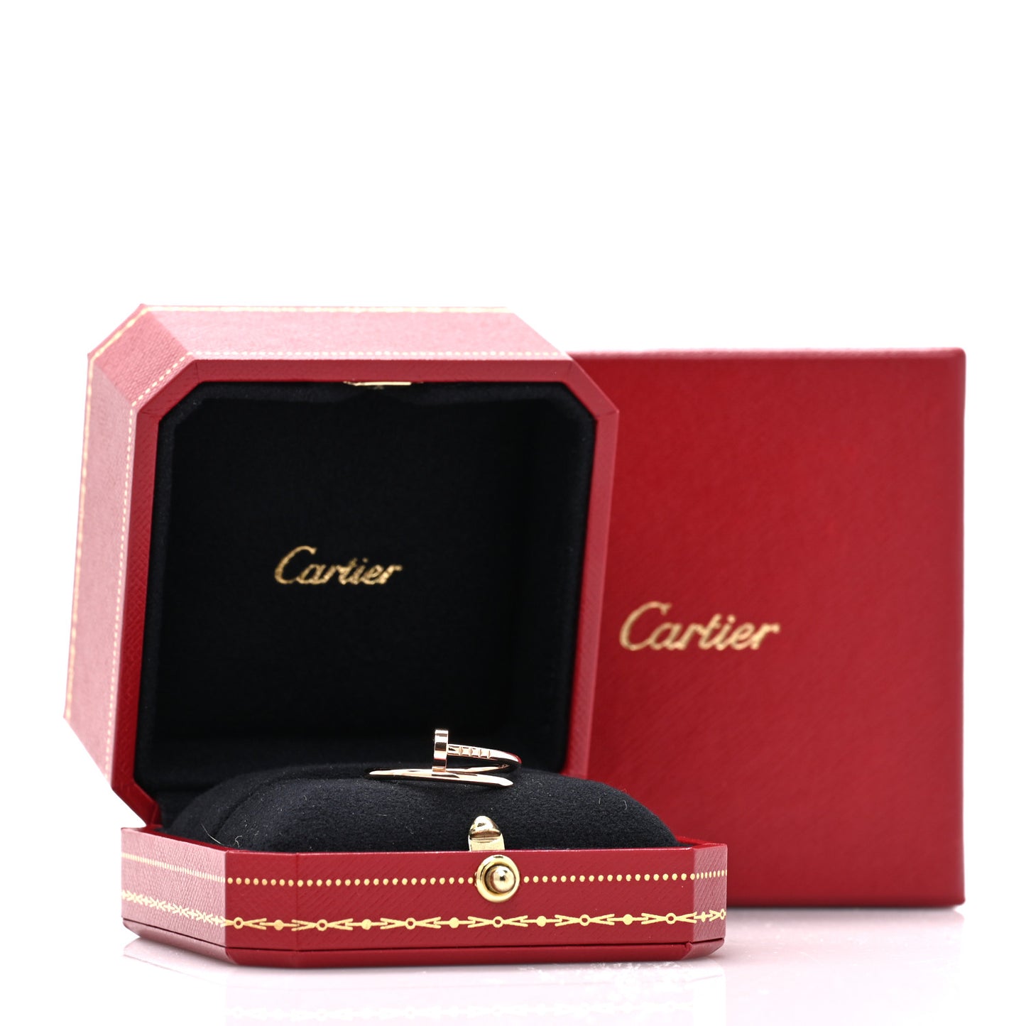 18K Pink Gold Small Juste Un Clou Ring 59 8.75