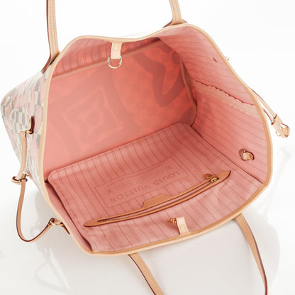 Louis Vuitton Damier Azur Tahitienne Neverfull MM 5 of 6