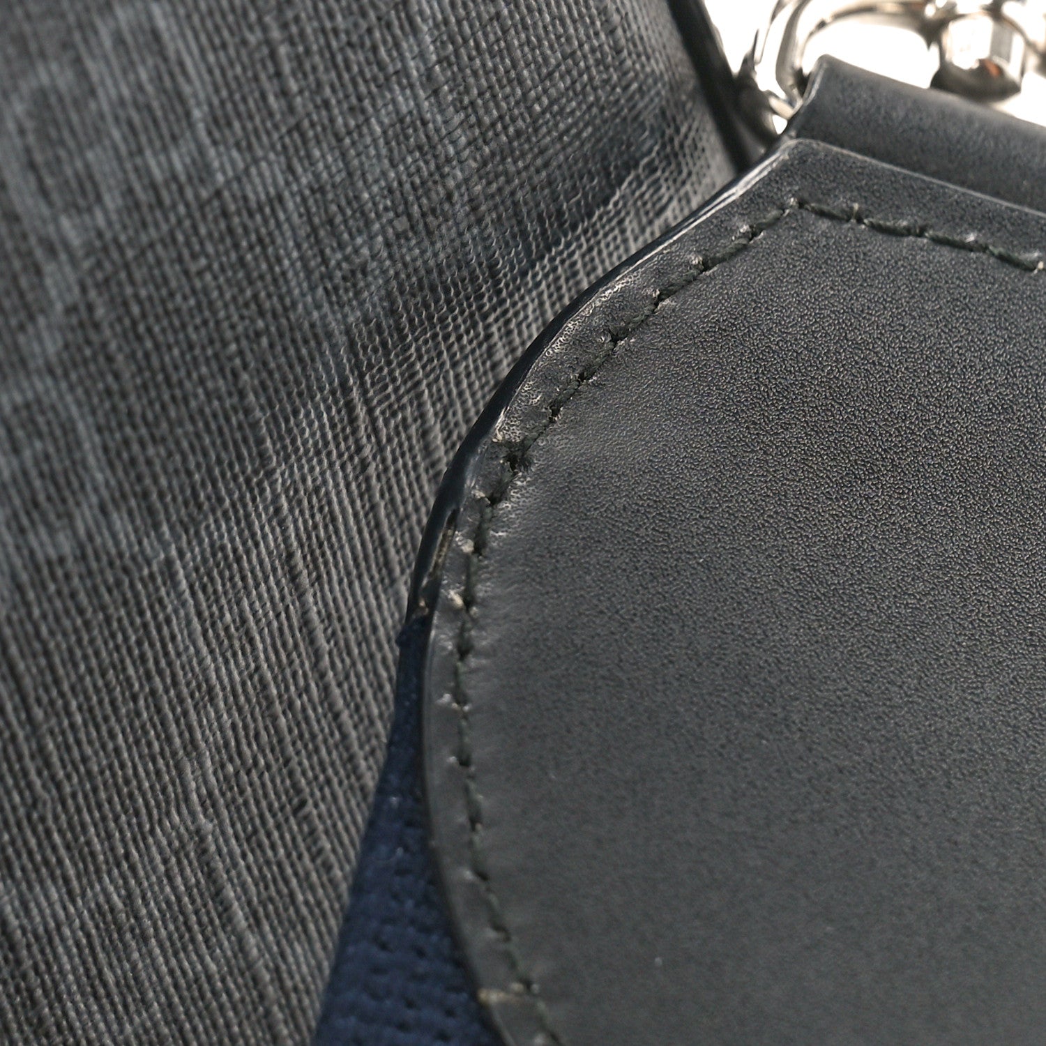 Gucci GG Supreme Monogram Web Shoulder Bag Black Grey 11 of 11