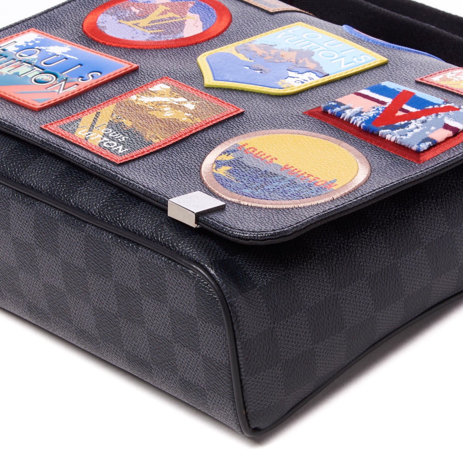 Louis Vuitton Damier Graphite Alps District PM 5 of 8