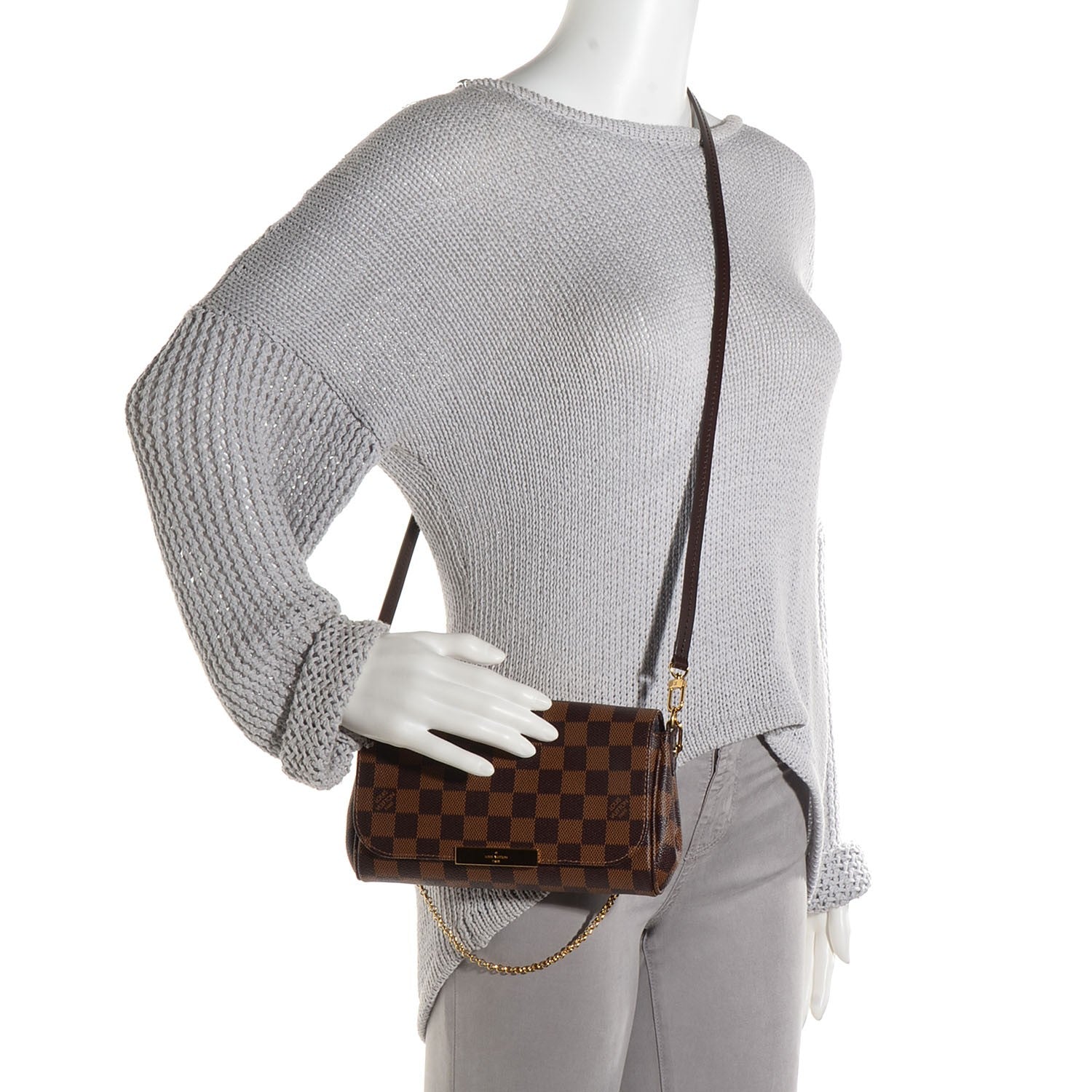 Louis Vuitton Damier Ebene Favorite PM 2 of 8