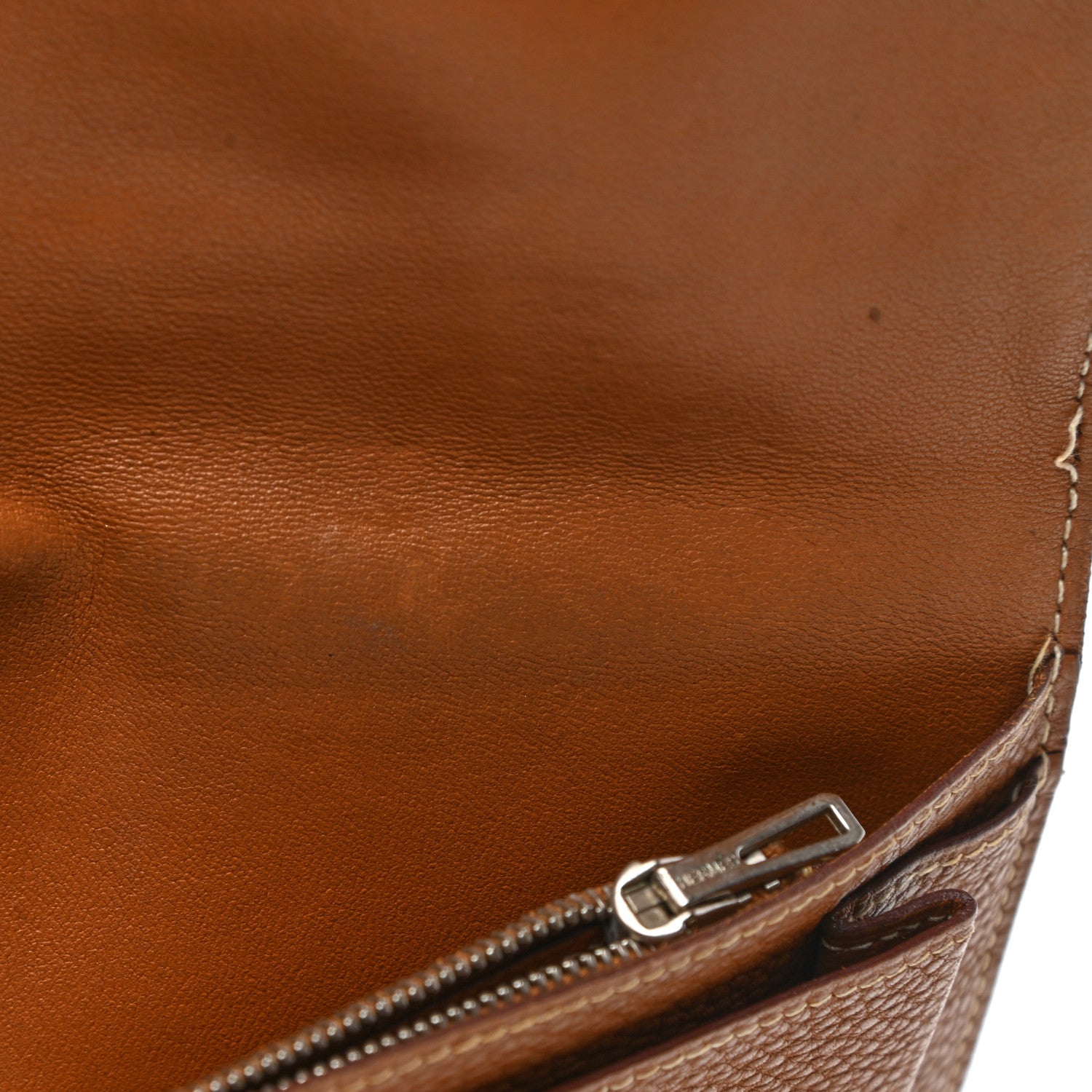 Hermes Togo Dogon Duo Wallet Gold 9 of 10