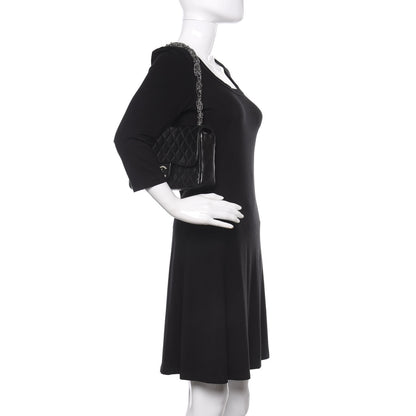 Chanel Lambskin Quilted Medium Westminster Pearl Flap Black 2 of 14