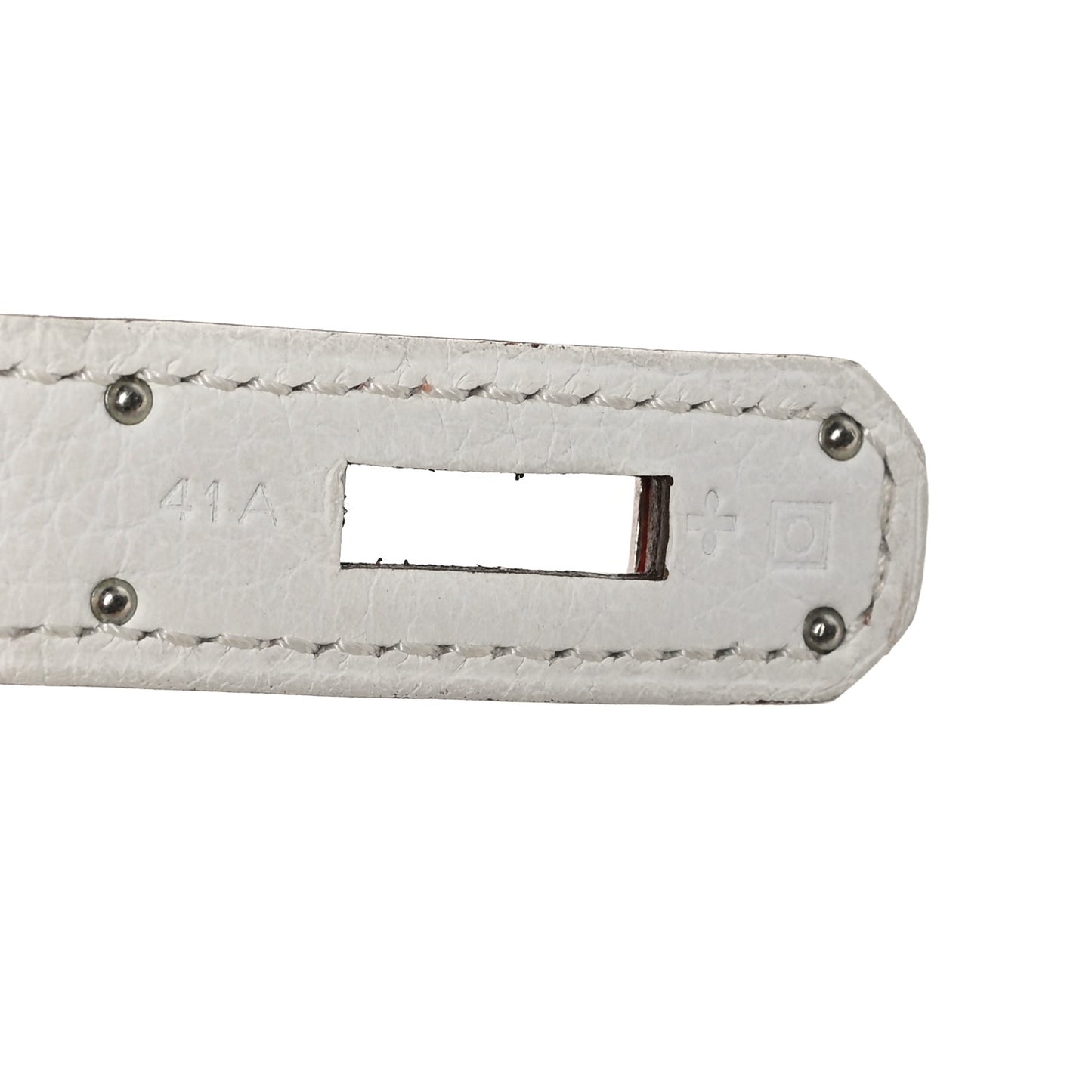 Togo Casaque Birkin 40 Sanguine White