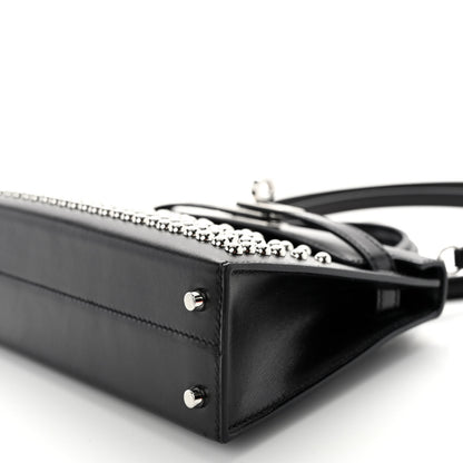 Hermes Box Studded Clouté Mini Kelly Sellier 20 Black 10 of 11