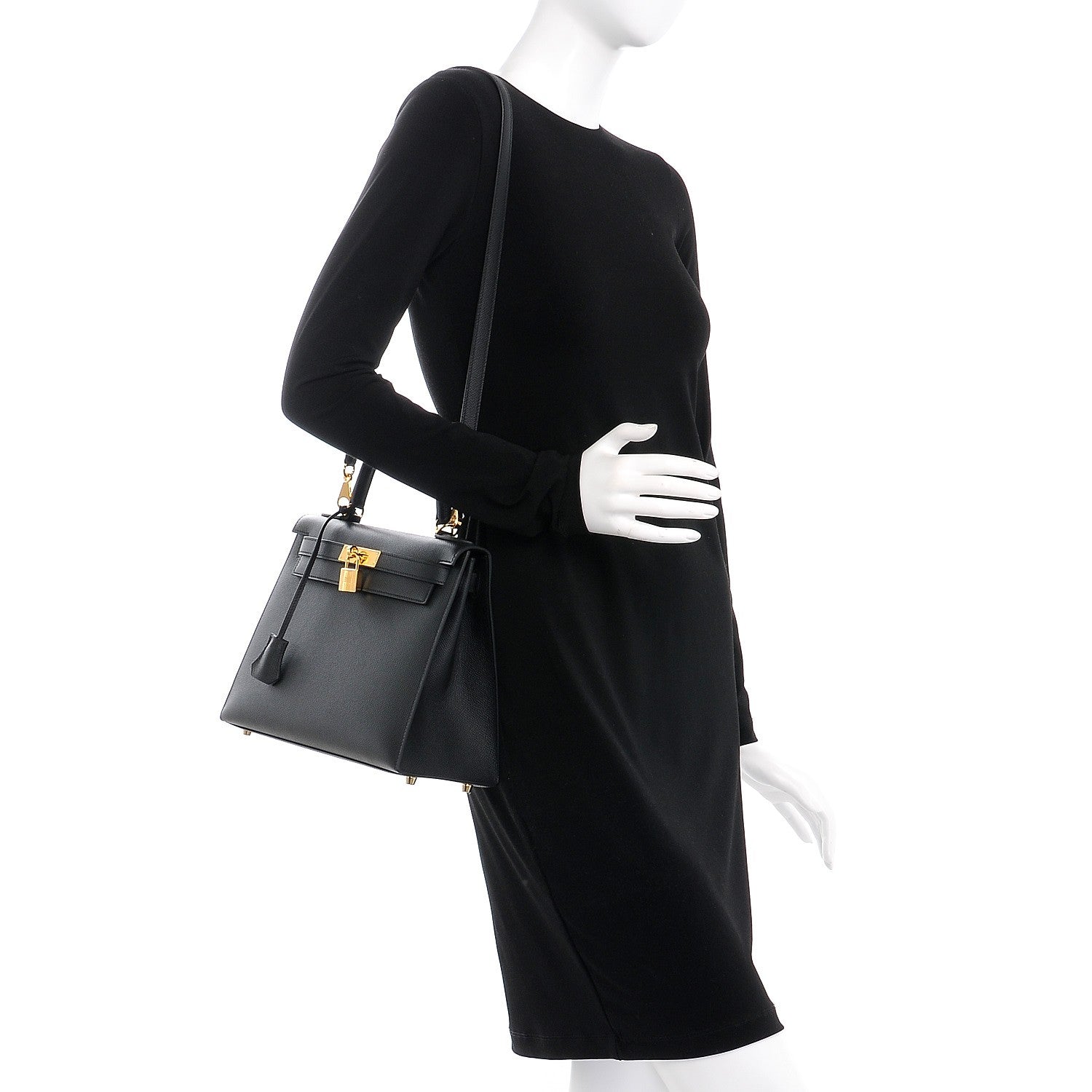 Hermes Epsom Kelly Sellier 28 Black 2 of 30