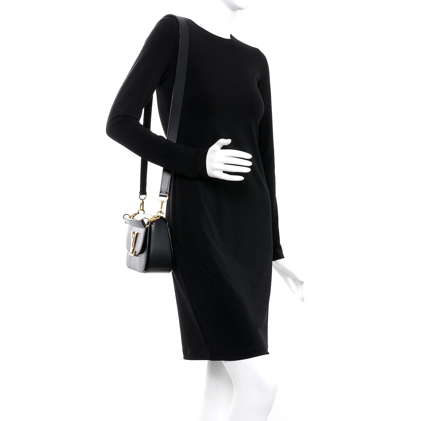 Box Calfskin Vivienne LV Black
