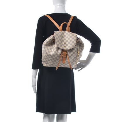 Louis Vuitton Damier Azur Sperone Backpack 2 of 14