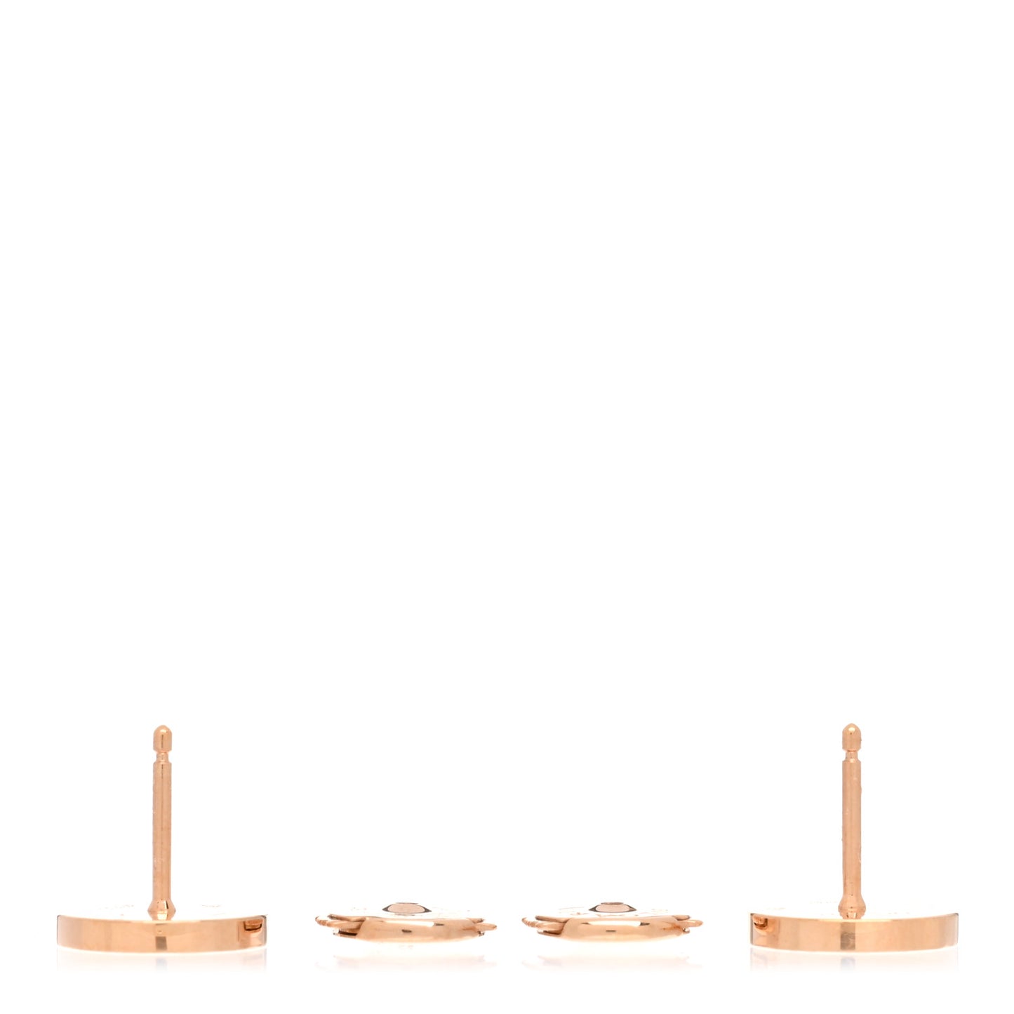18K Rose Gold Black Onyx Mother of Pearl BVLGARI BVLGARI Stud Earrings