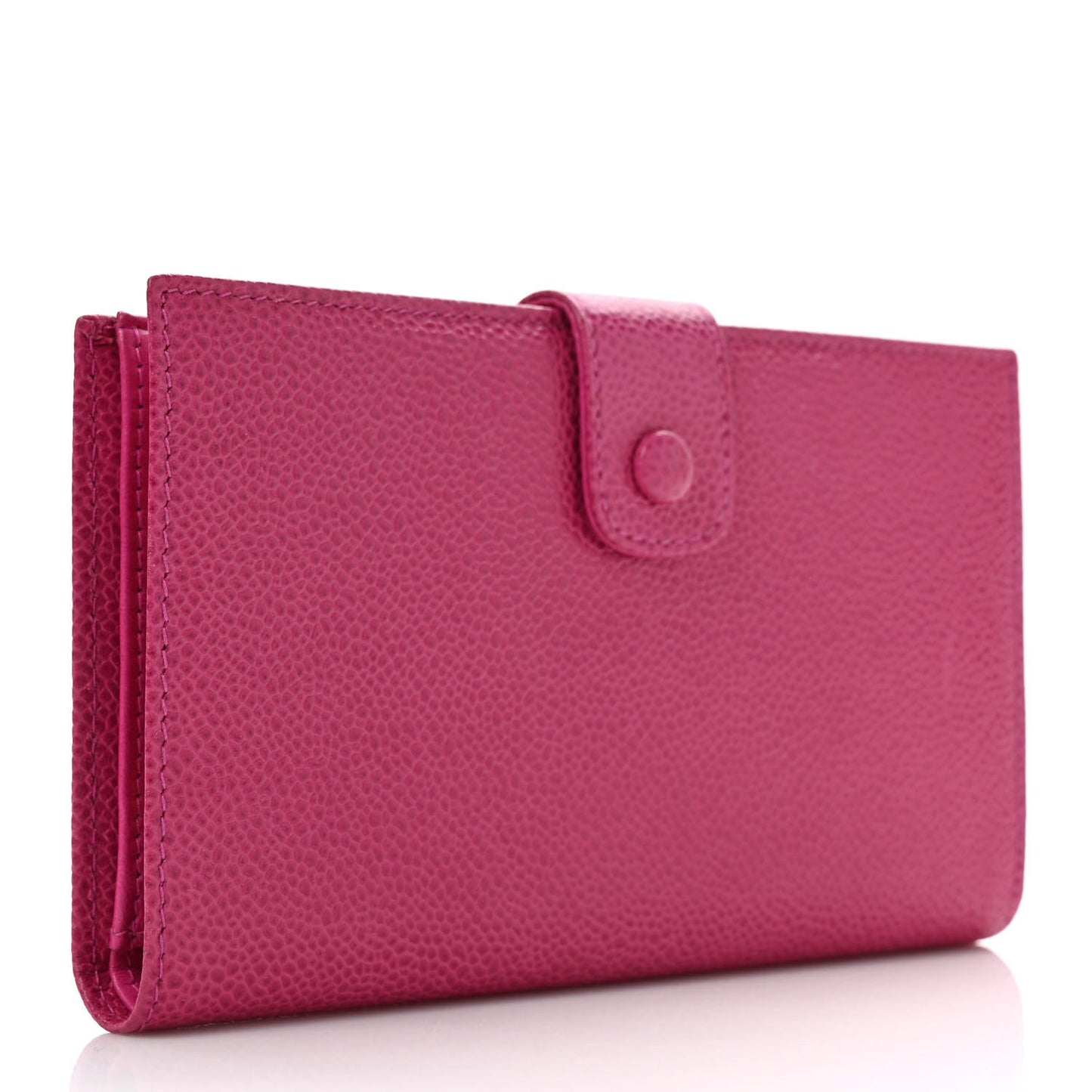 Caviar Timeless CC French Wallet Dark Pink