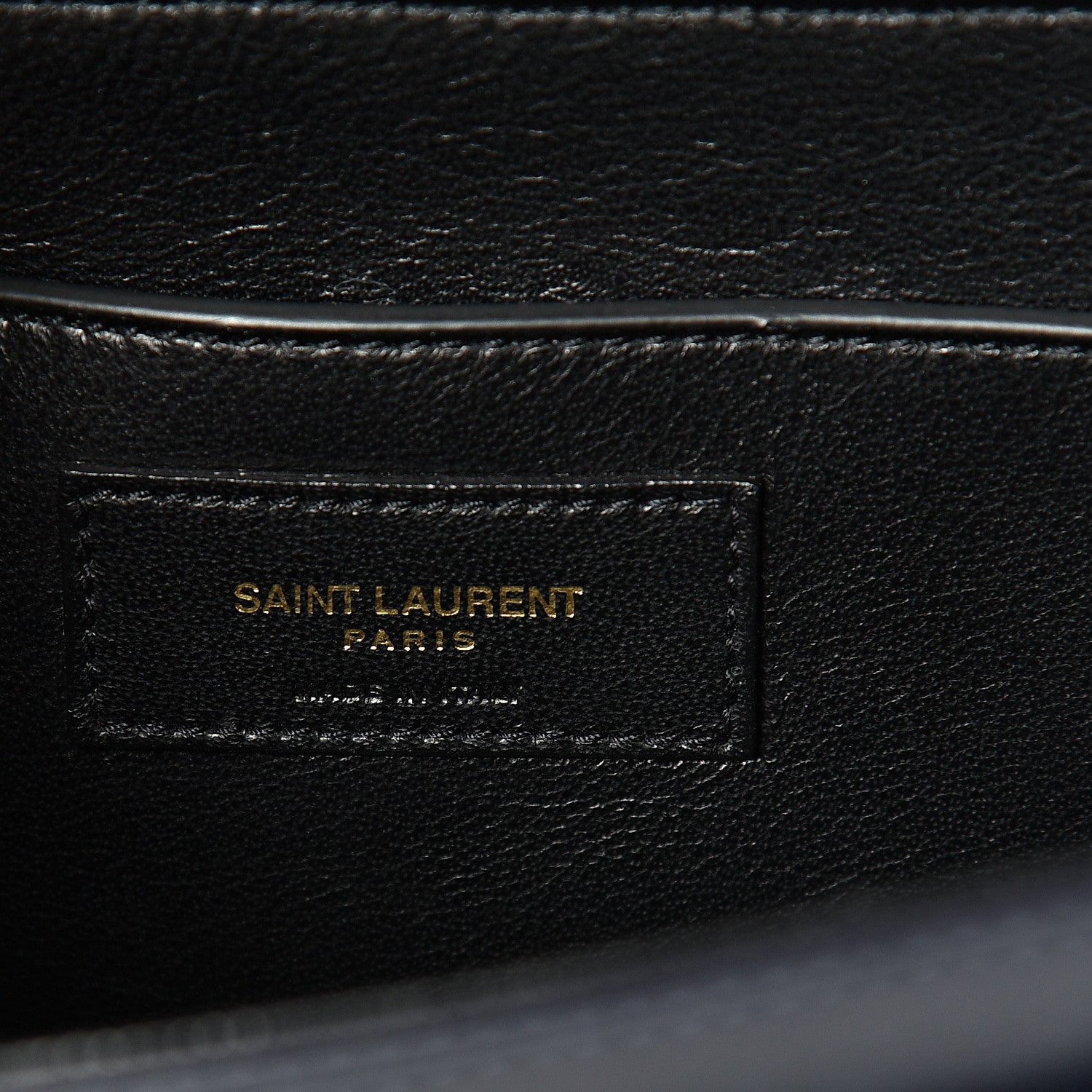 Saint Laurent Calfskin Medium Le 61 Shoulder Bag Navy 5 of 14