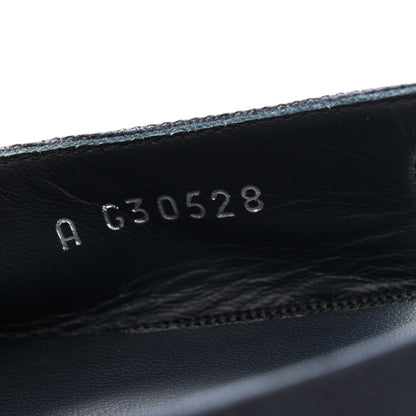 Chanel Denim Pearl Cap Toe CC Slingback 36 6 of 10