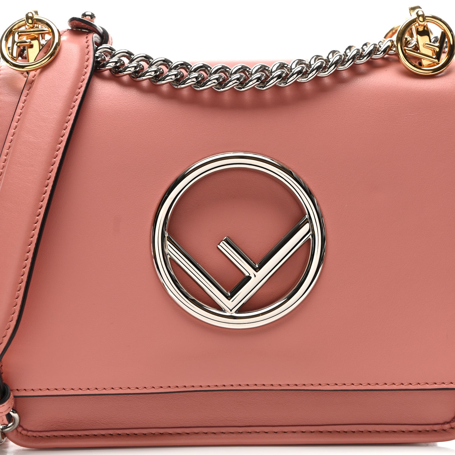 Fendi Vitello Century Opaco F is Fendi Small Kan I Shoulder Bag Macaron 8 of 10